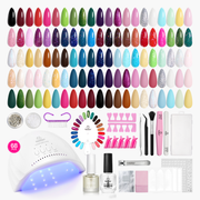Beetles Gel Nail Starter Kit Fairytale Town 35 Colors 68 Pcs Total 68pcs All-in-One Mani Kit