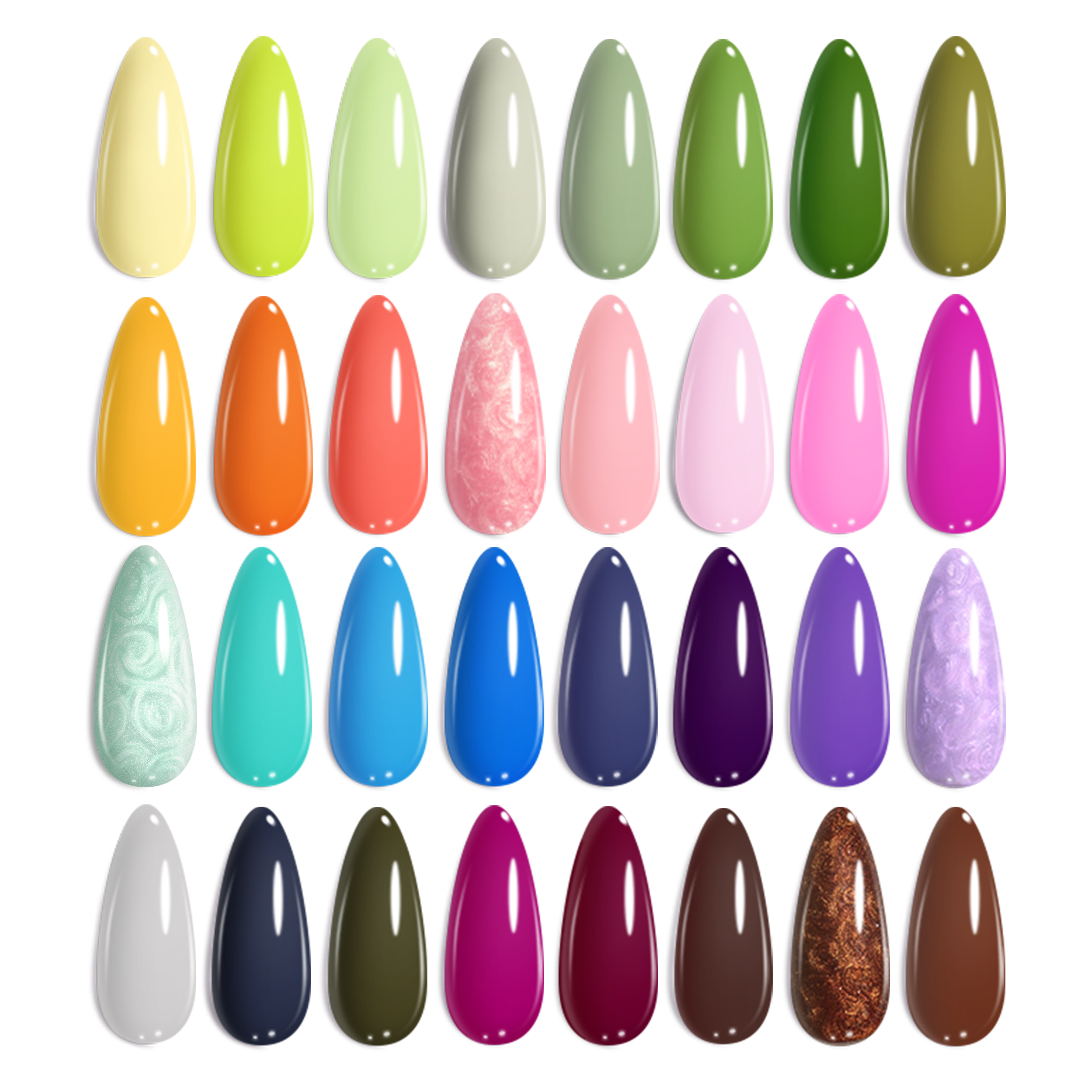 Beetles Gel Nail Starter Kit Nails With UV Light and Nail Drill 55Pcs 32 Colors All-in-One Mani Kit