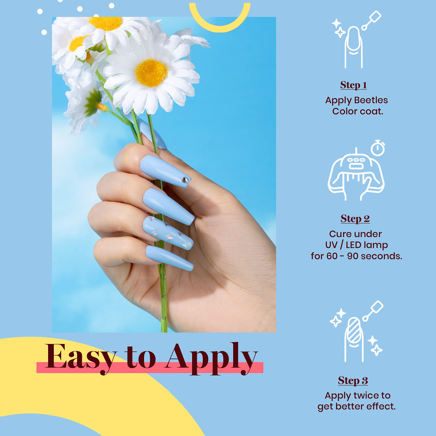 Baby Blue #a828 |15ml Gel Polish