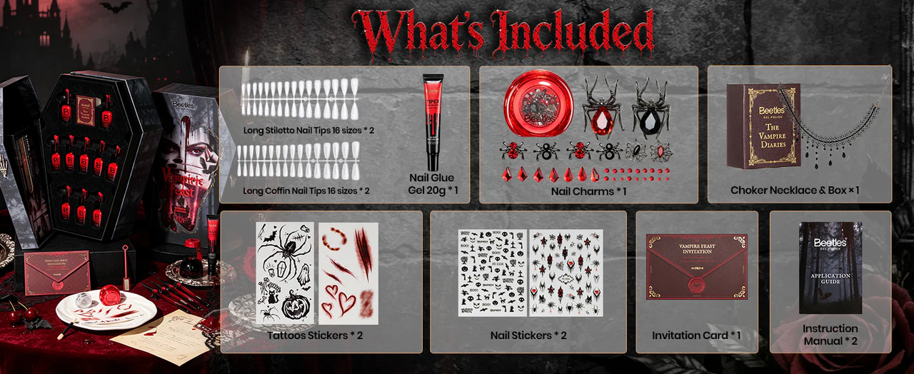 2026 Halloween Nail Trends: Vampirecore Nails Are Taking Over This Spooky Season