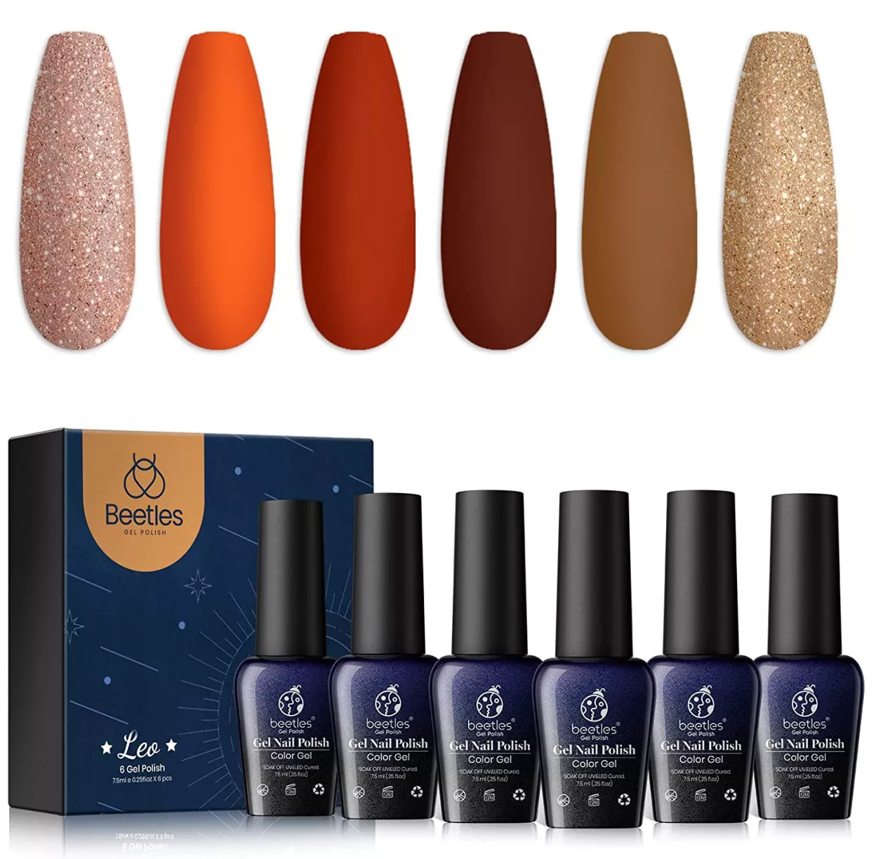 Leo_Golden Empire 7/12 | Gel Polish 6 Colors Set