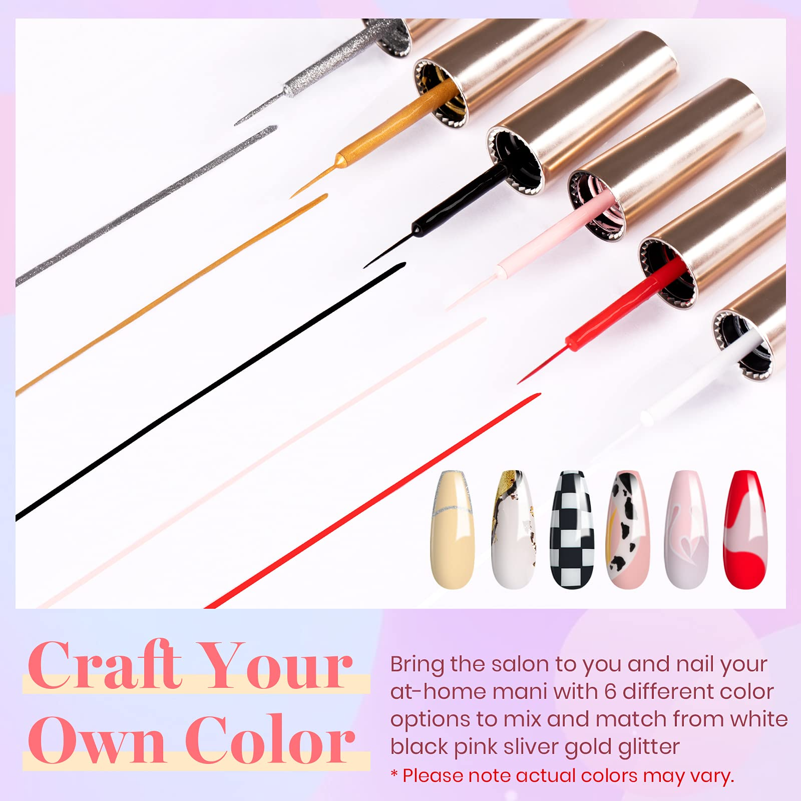 Grid Gril | Gel Liner 6 Colors Set