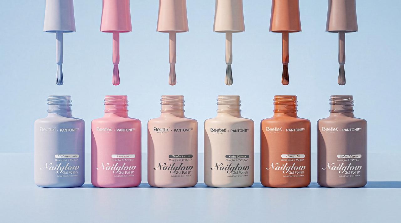 beetles nail glow gel nail polish set for 2026 color trends