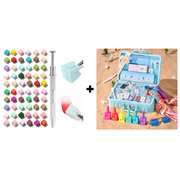 Summer Nails Neon Pretty Box And 88pcs Soft Nail Sponges