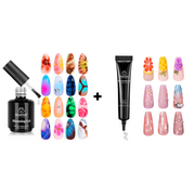 15g 3-in-1 Clear 3D Sculpting Gel And 15ml Beetles Blooming Gel Polish