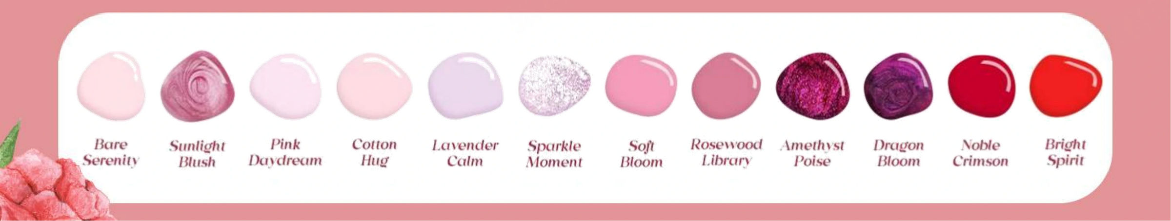12 shades of HEMA Free & TPO Free Beetles gel nail polish