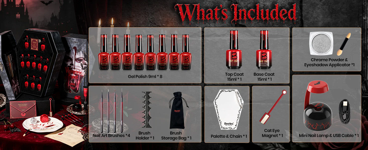 2026 Halloween Nail Trends: Vampirecore Nails Are Taking Over This Spooky Season