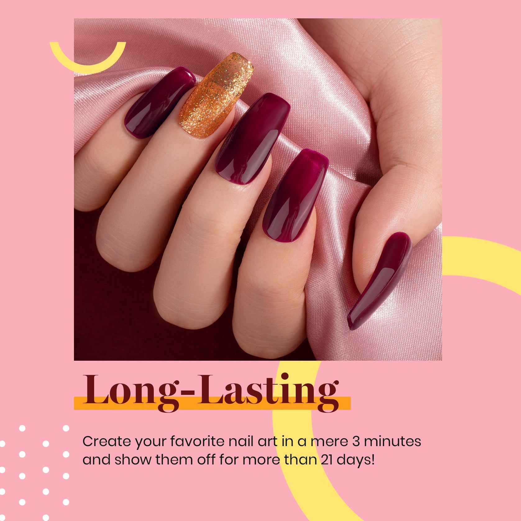 Jacqueline Mahogany #a236 |15ml Gel Polish Brown Nails Creative