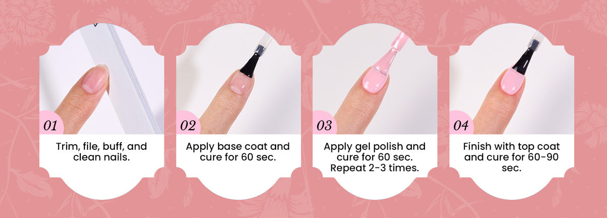 how to do classic pure color mother's day nails at home