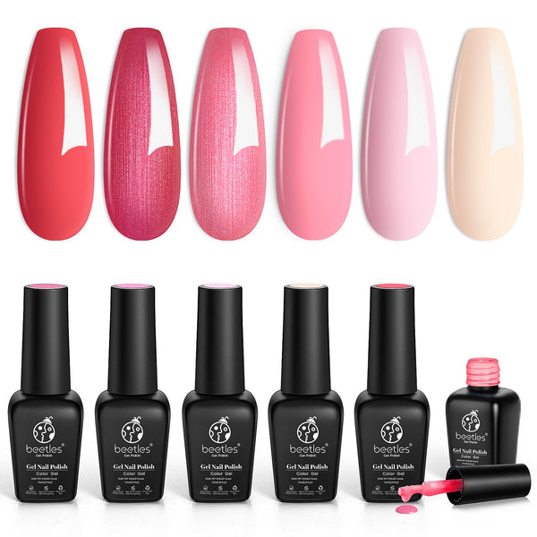 Sweetheart Candies | 6 Colors Gel Polish Set Valentines Nails