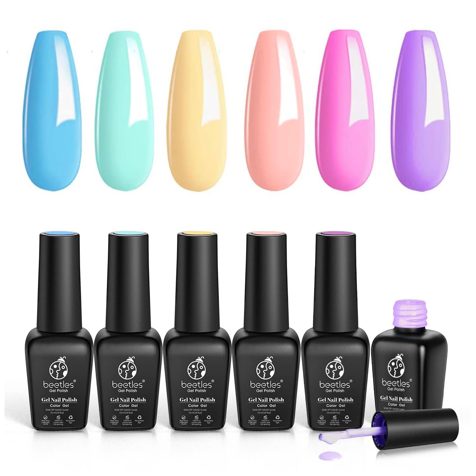 Pastel Unicorn | 6 Colors Gel Polish Set