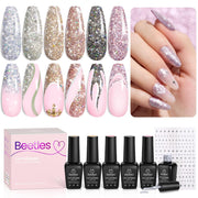 Diamond Shine | 6 Colors Gel Polish Set