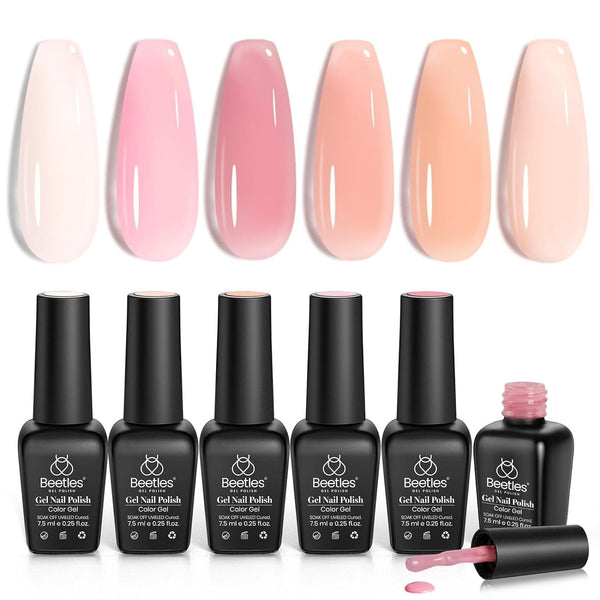 Ballet Dress | 6 Colors Gel Polish Set Valentines Nails