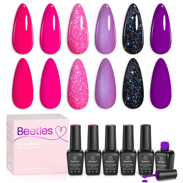 Electric Carnival | 6 Colors Gel Polish Set Valentines Nails