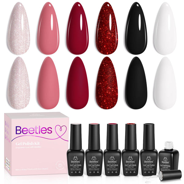 Queen of Hearts | 6 Colors Gel Polish Set