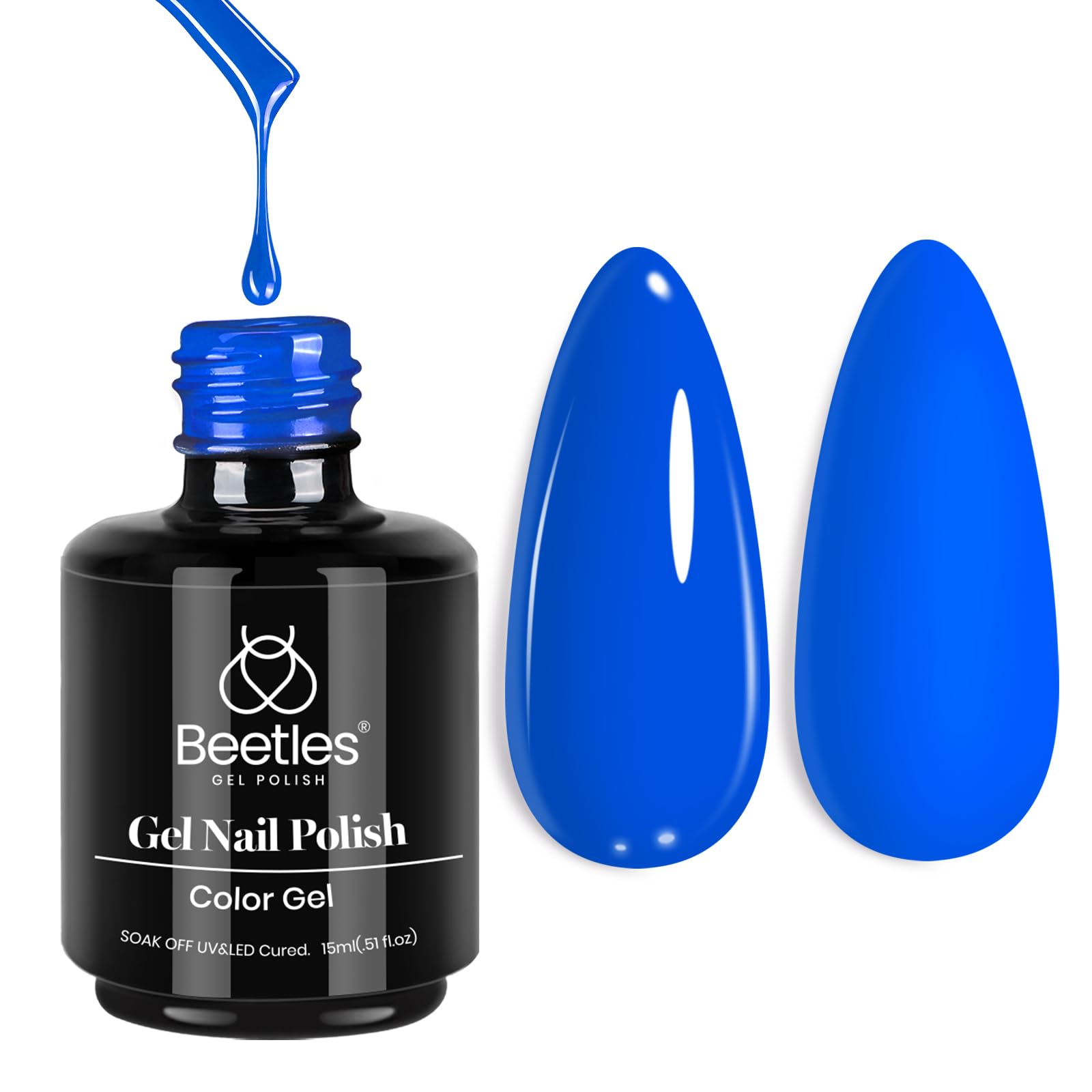 Beetles Gel Polish Color Nail Gel Polish Soak Off LED Nail Lamp