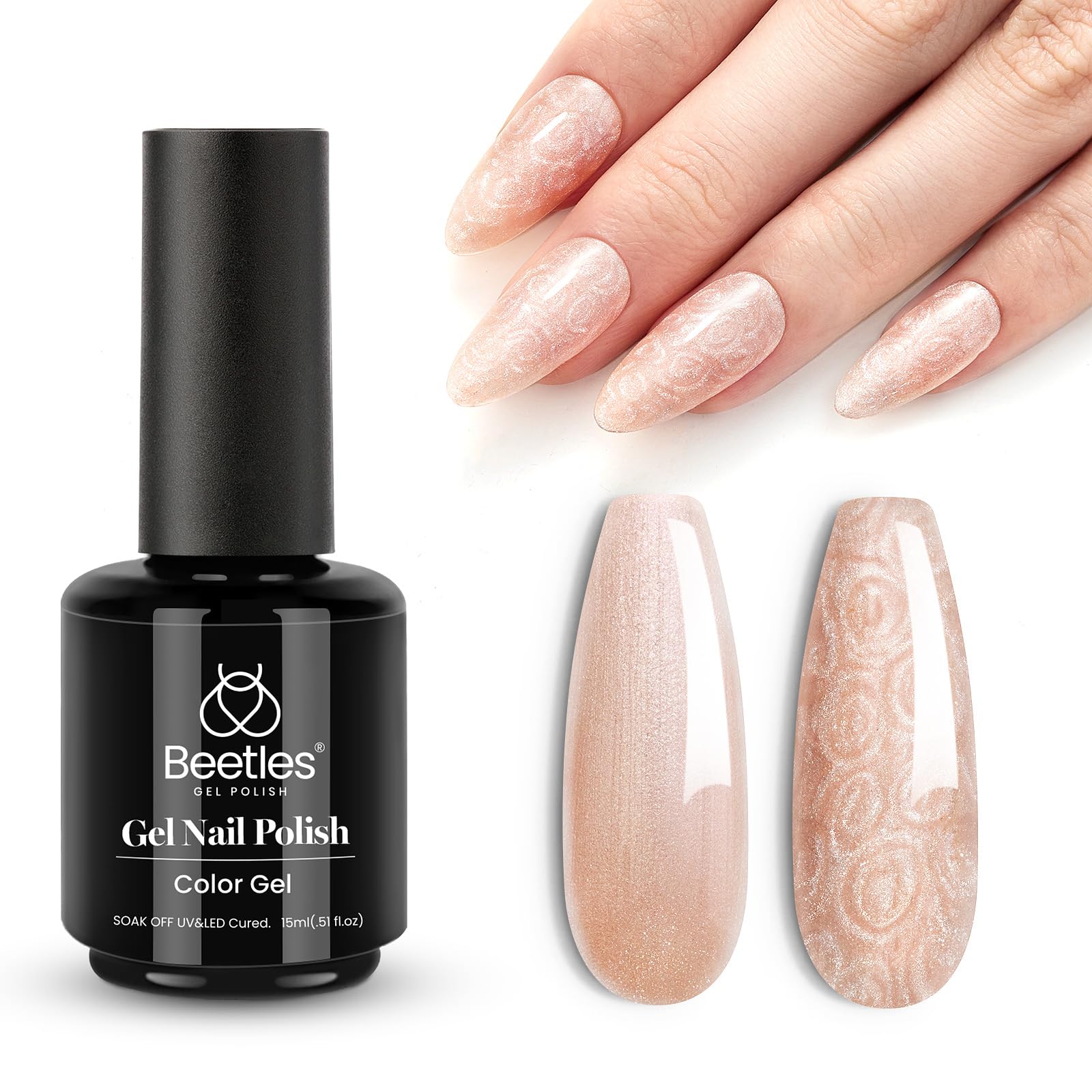 Pearlescent Champagne#d037 |15ml Gel Polish