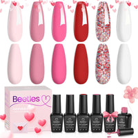 Fall in Love | 6 Colors Gel Polish Set Valentines Nails