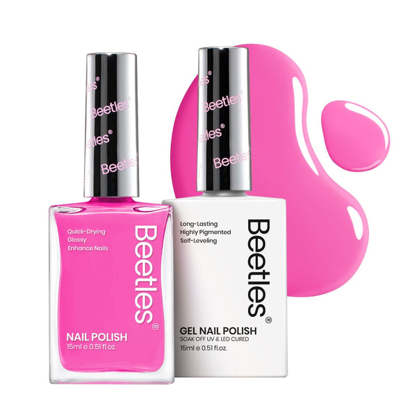 Sweet Rose Valentines Nails  | Matching Gel Polish + Nail Polish(each 15ml)