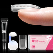 Tipex Short Square Nail Tips Kit |210pcs