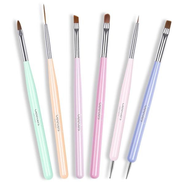 Complete Nail Art Brushes Set: For Painting, Dotting, and Cleaning