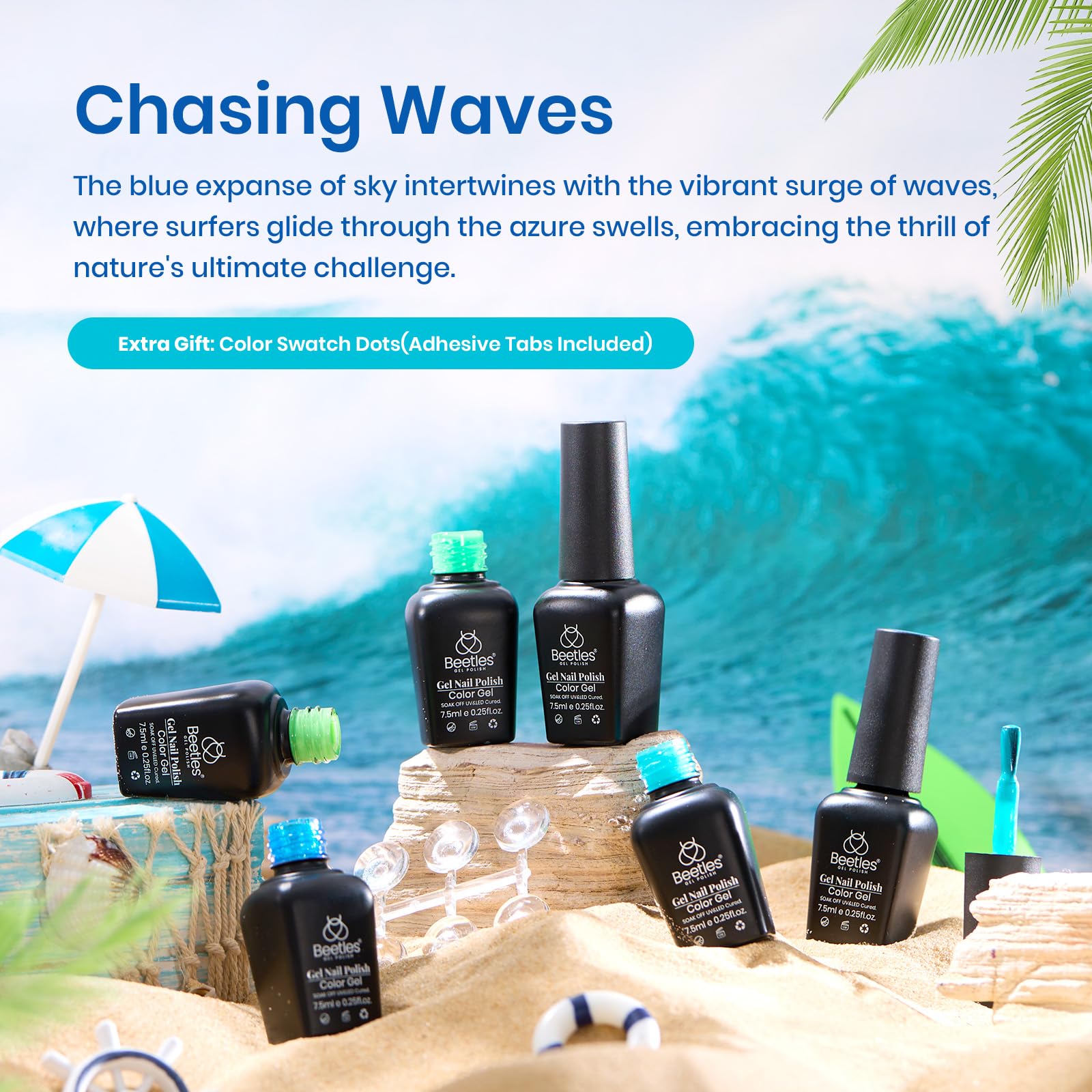 Chasing Waves | 6 Colors Gel Polish Set