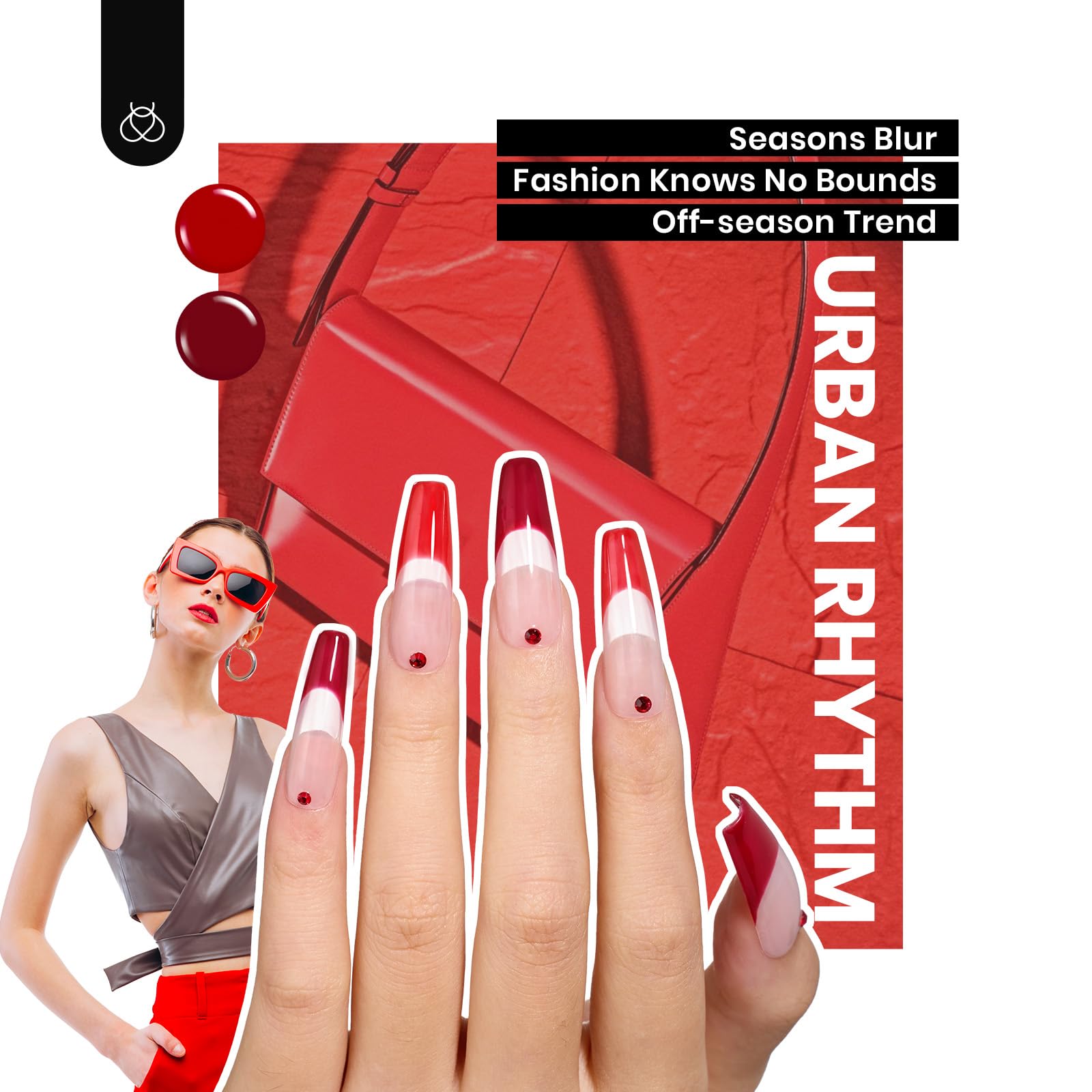 Urban Rhythm - 25 Colors Gel Nail Polish Set