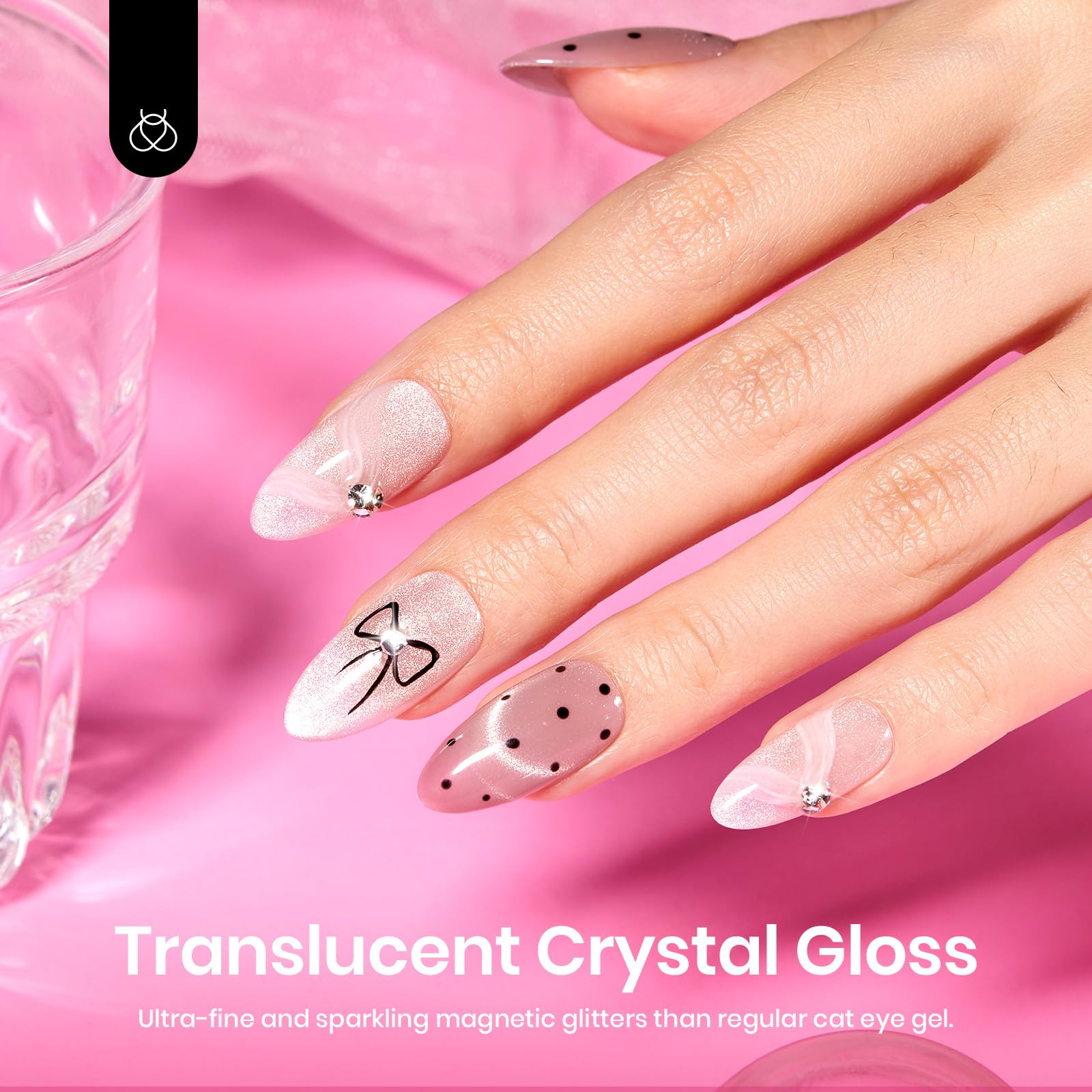 Shimmer Glass Cat Eye 6 Colors Gel Polish Set