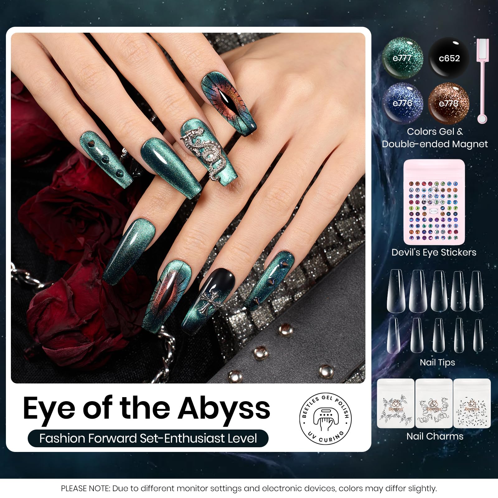 Mystic Gaze | 4 Colors with All-Inclusive Nail Art Essentials Kits