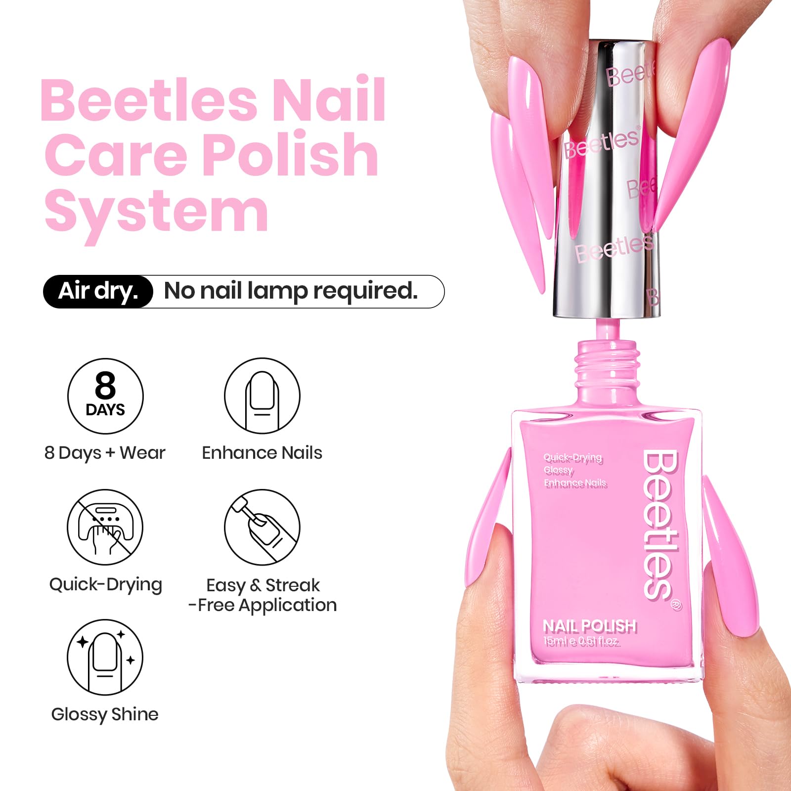Hot Pink |15ml Nail Polish