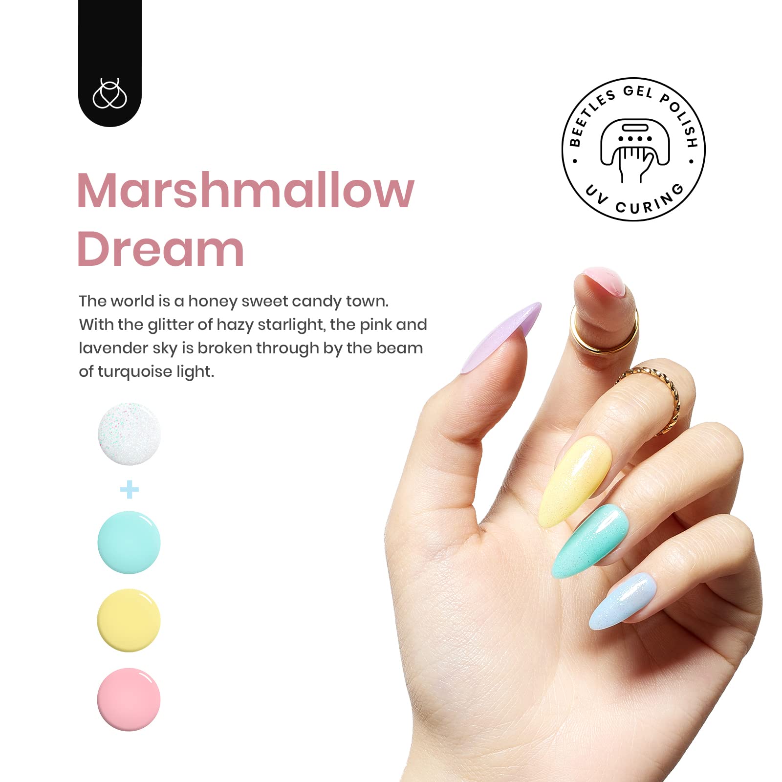 Beetles Gel Nail Polish Set, 6 Colors Modern Retro Fall Winter Brown Yellow Gold Glitter Gel Polish Wine Red Gel Nail Kit Soak Off Nail Lamp LED Halloween Thanksgiving Nail Art DIY Home Minicure