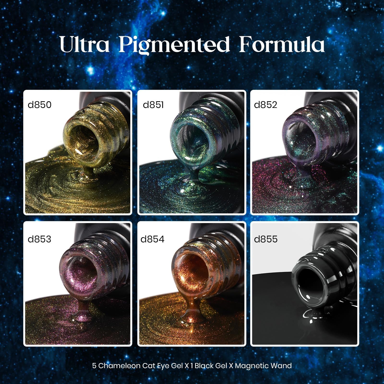Galaxy Party | 6 Colors Gel Polish Set