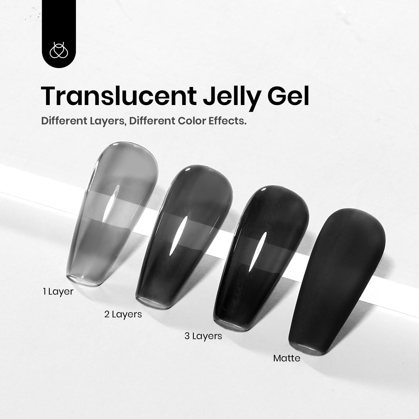 Black Crystal |15ml Gel Polish