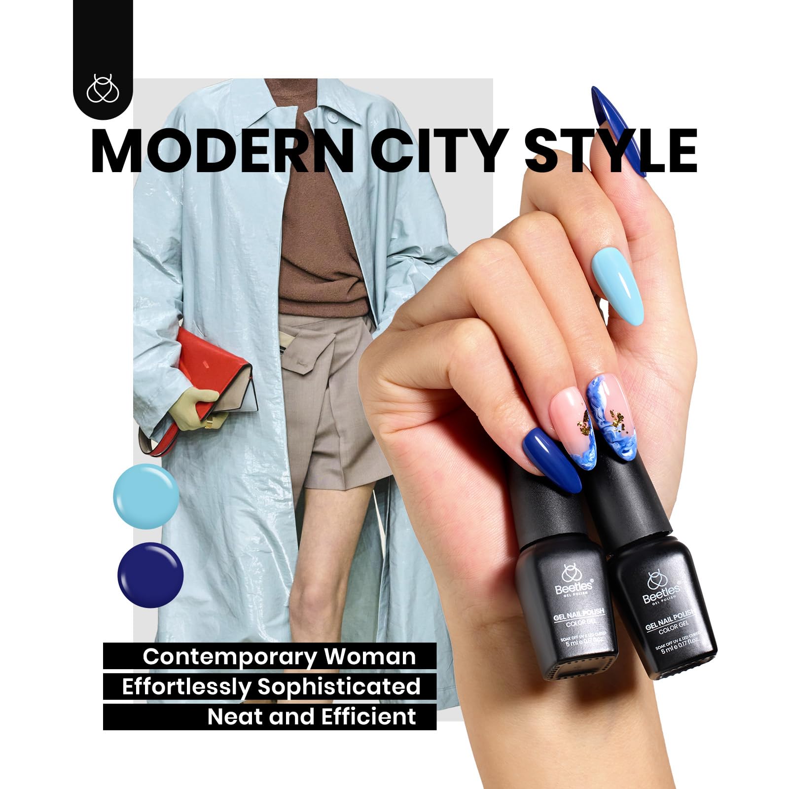 Urban Rhythm - 25 Colors Gel Nail Polish Set