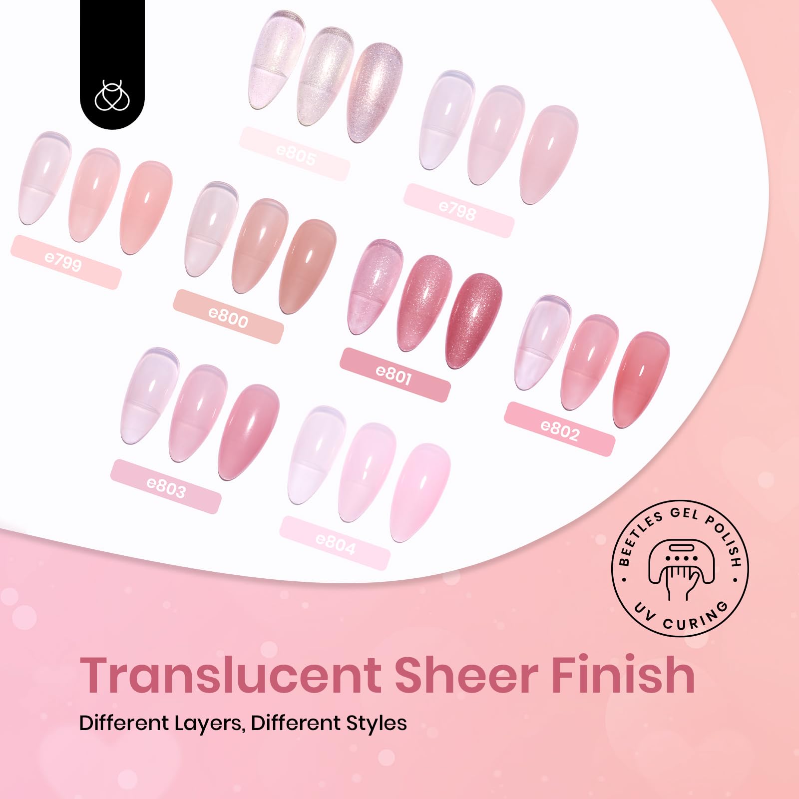 Soft Whisper | 8 Colors Gel Polish Set