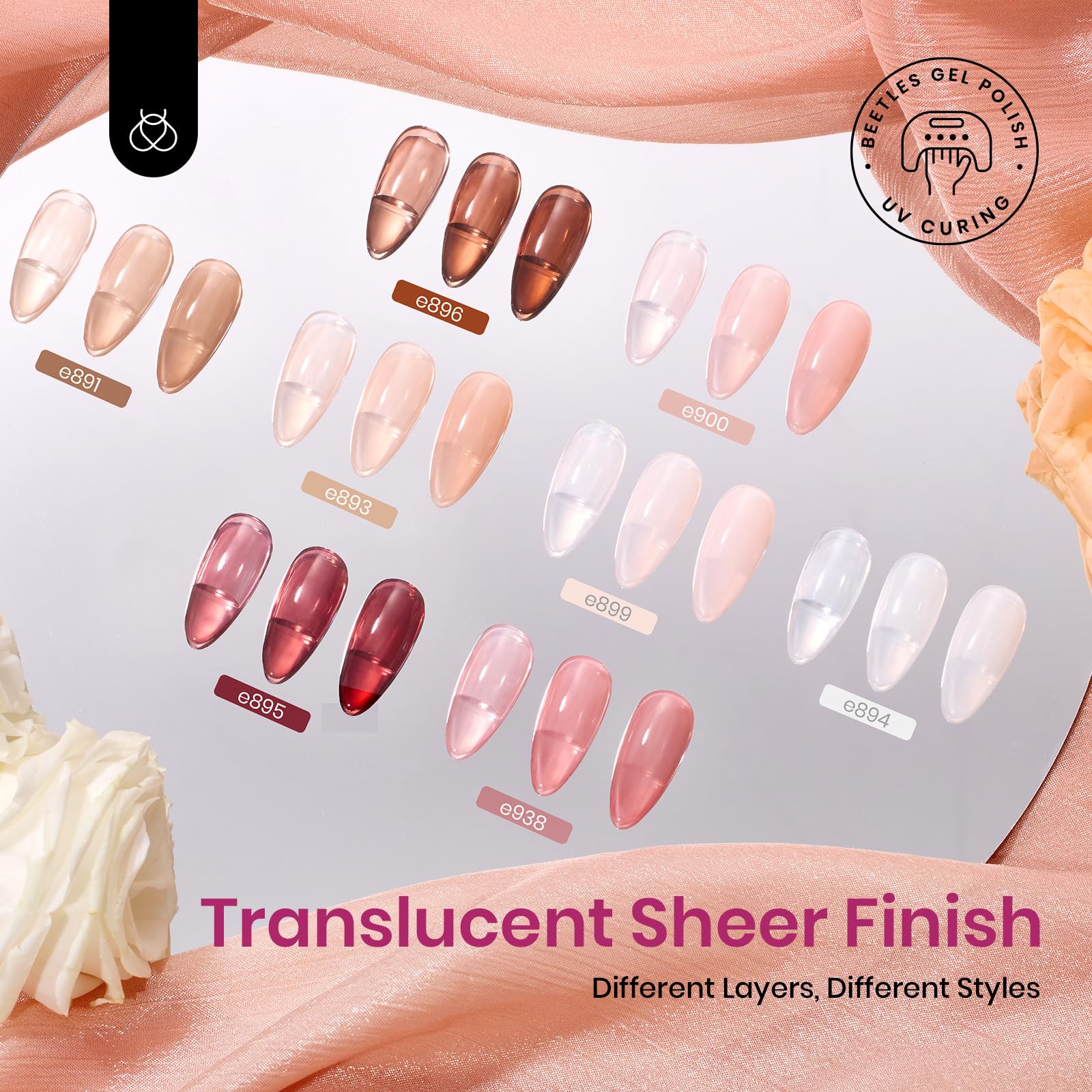 Sweet Temptation | 8 Colors Gel Polish Set Fall Winter Nails