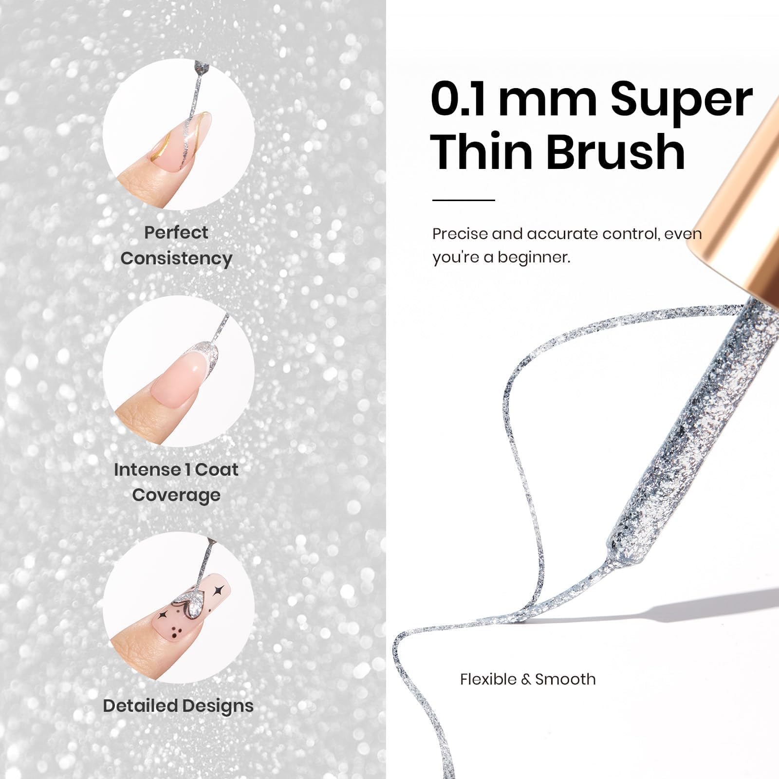 Reflective Glitter  Gel Liner