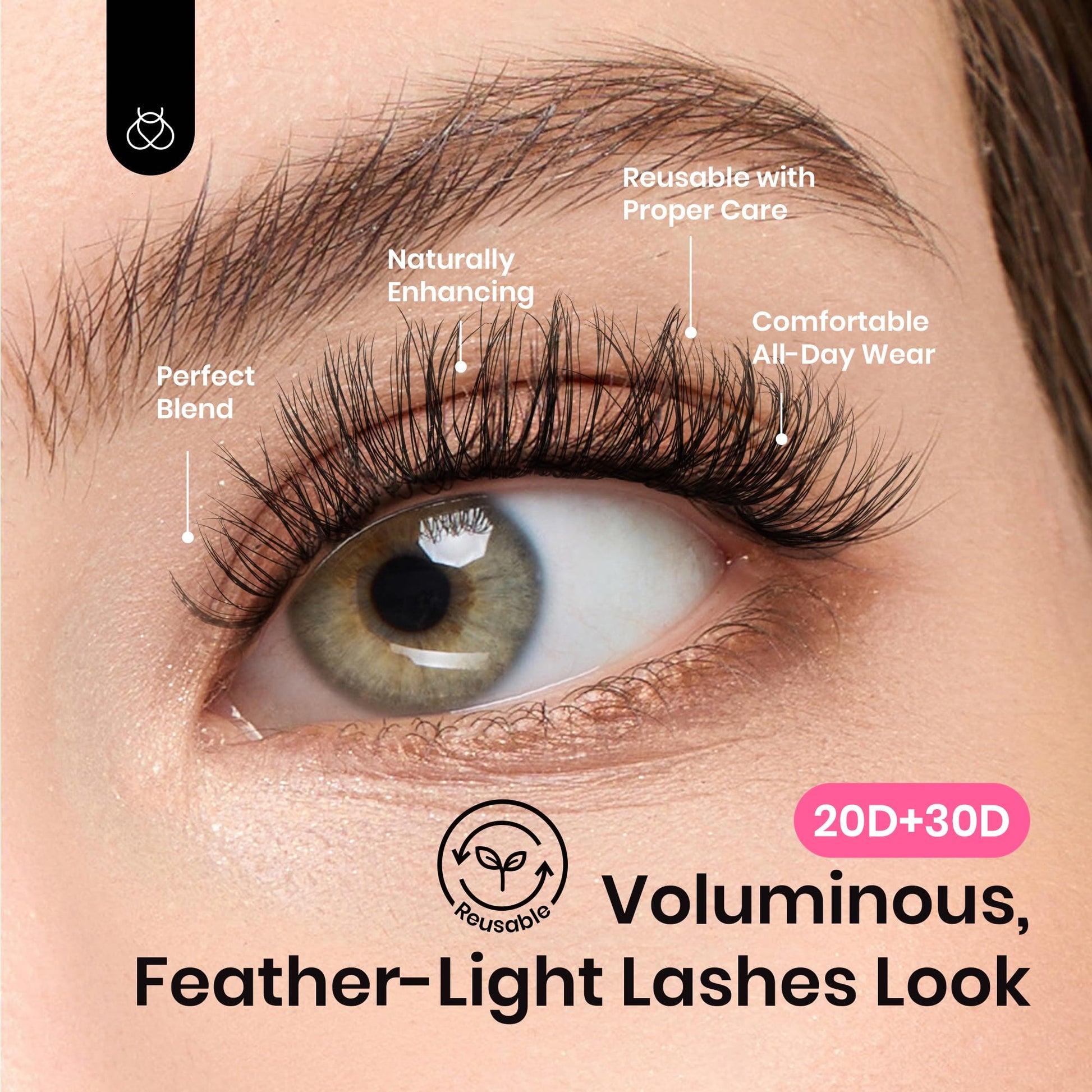 False Eyelash Clusters Kit| Individual Lashes 280pcs D Curl 8-16mm