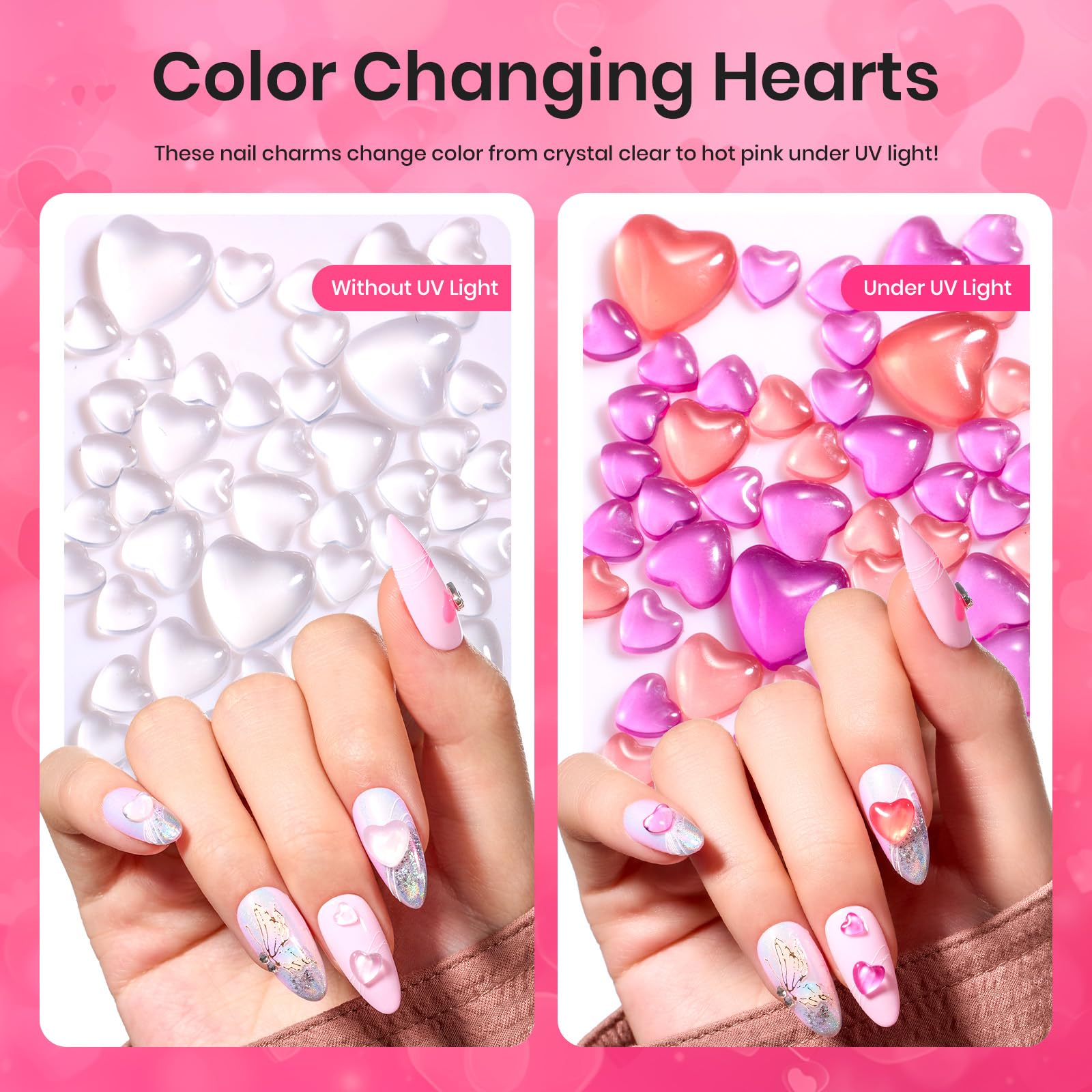 Beetles Bloom for love 6 Colors Gel Polish Set Pink Red