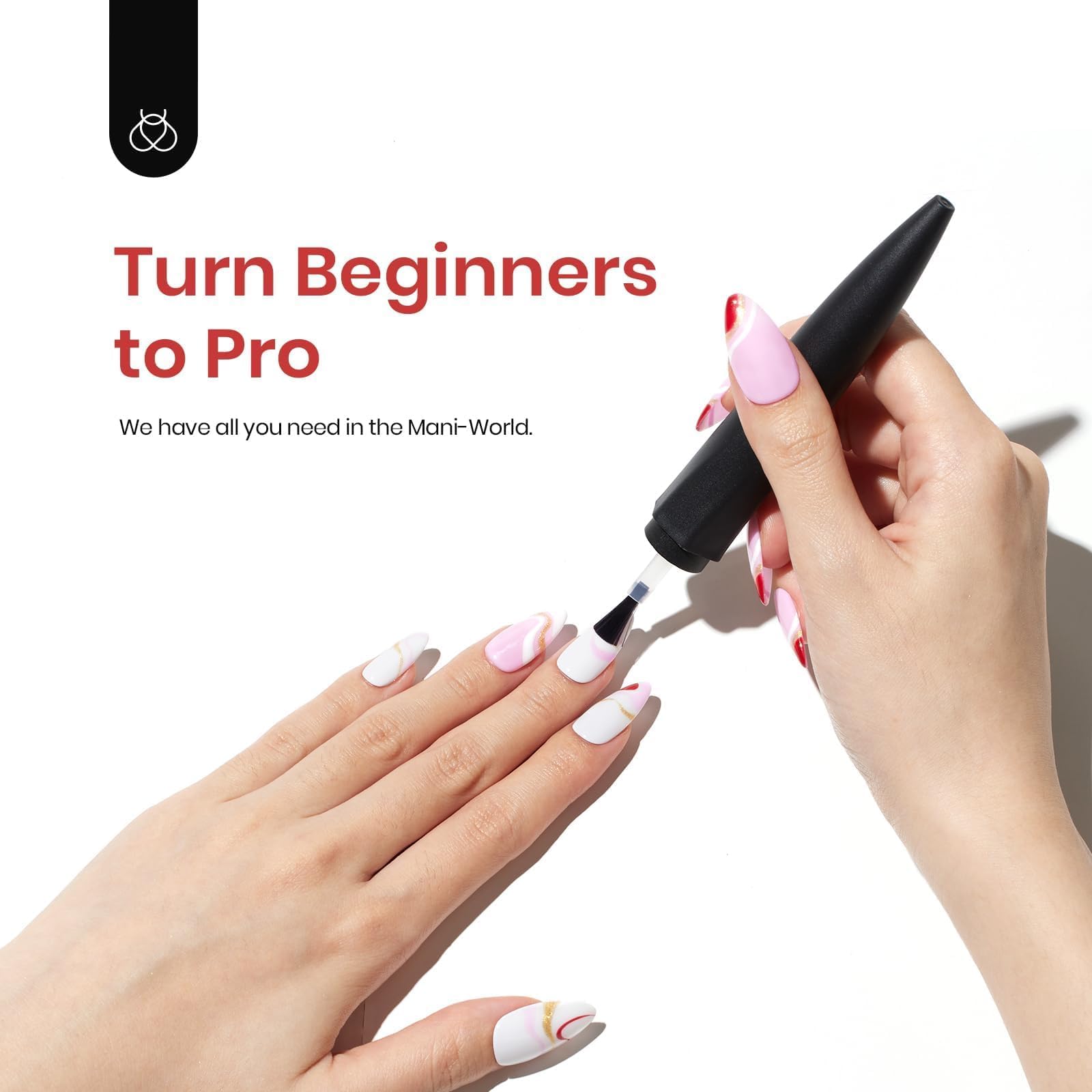 Glamorous Night Starter Kit:  Nail Art Gels, Tools & Care Essentials