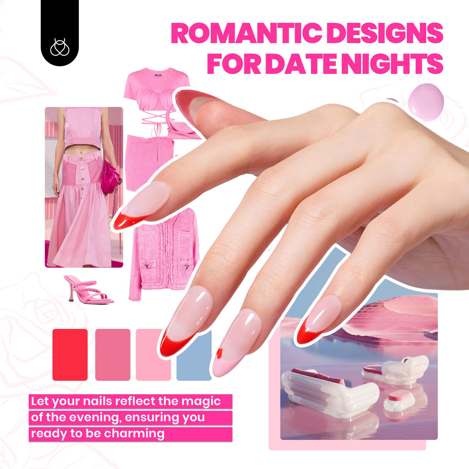 Color Outfit Manicure Kit: 35 Gel Colors, Tools, Accessories, and Care Essentials