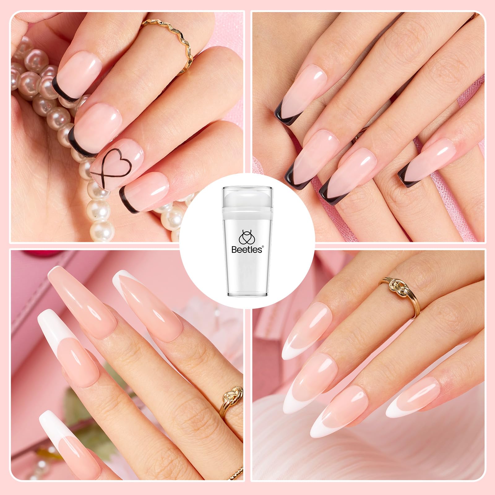 French Tip Tool Stamp Gel Silicone  Kit