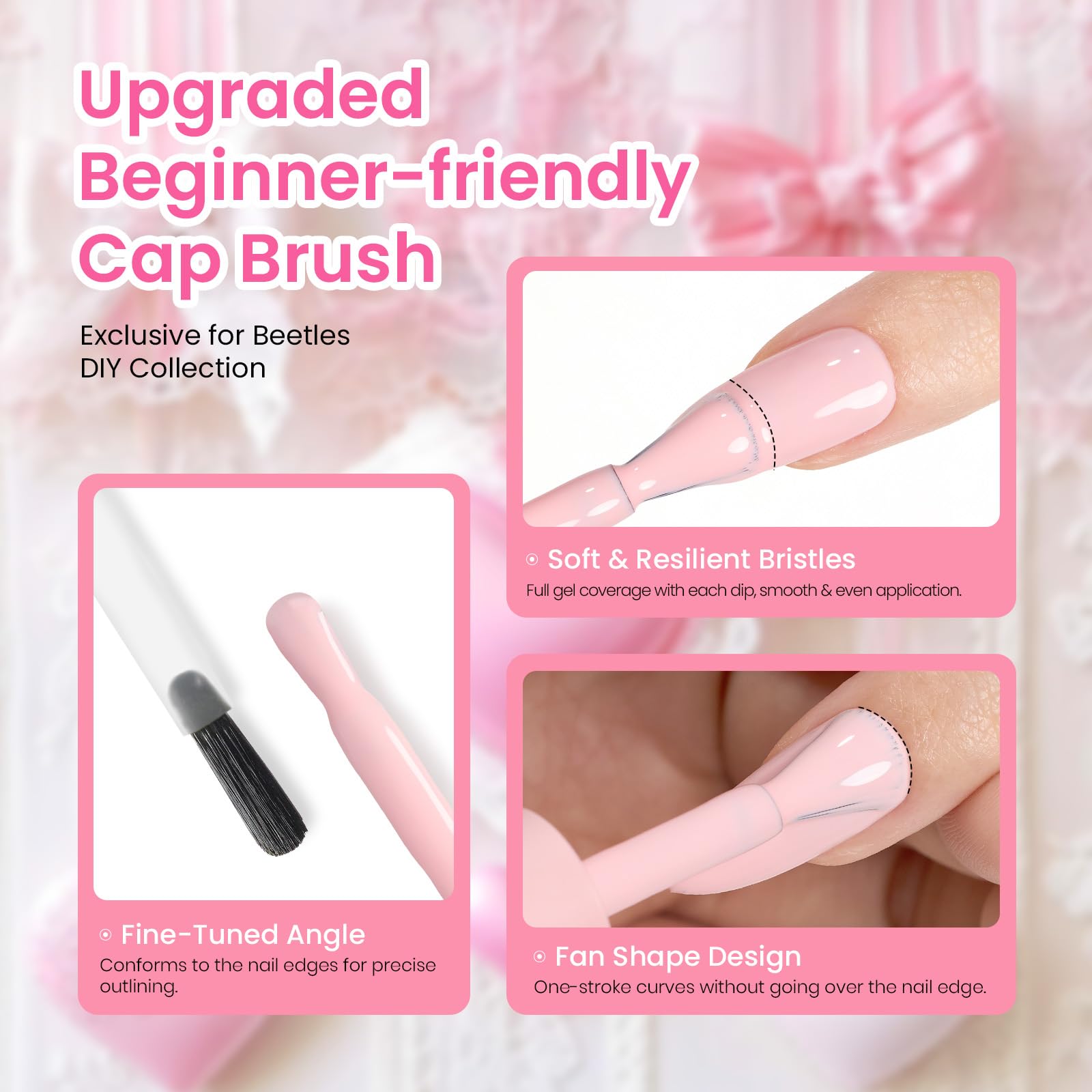 Glazed Ballet | 4 Colors with All-Inclusive Nail Art Essentials Kits