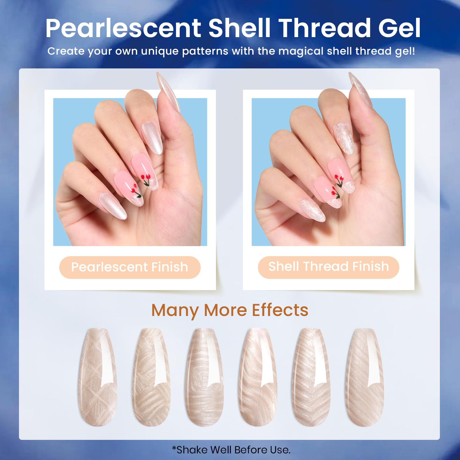 Glamorous Metamorph | 6 Colors Gel Polish Set