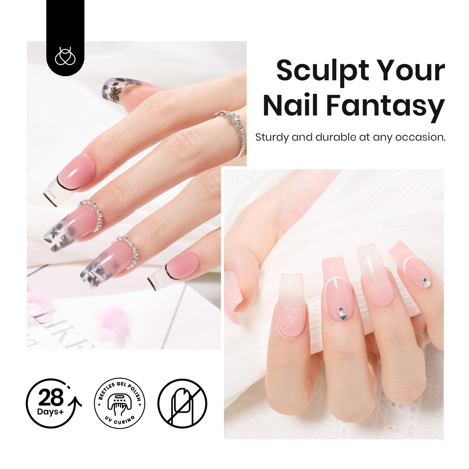 Hema-Free Clear Nail Extension Gel 2OZ/60g