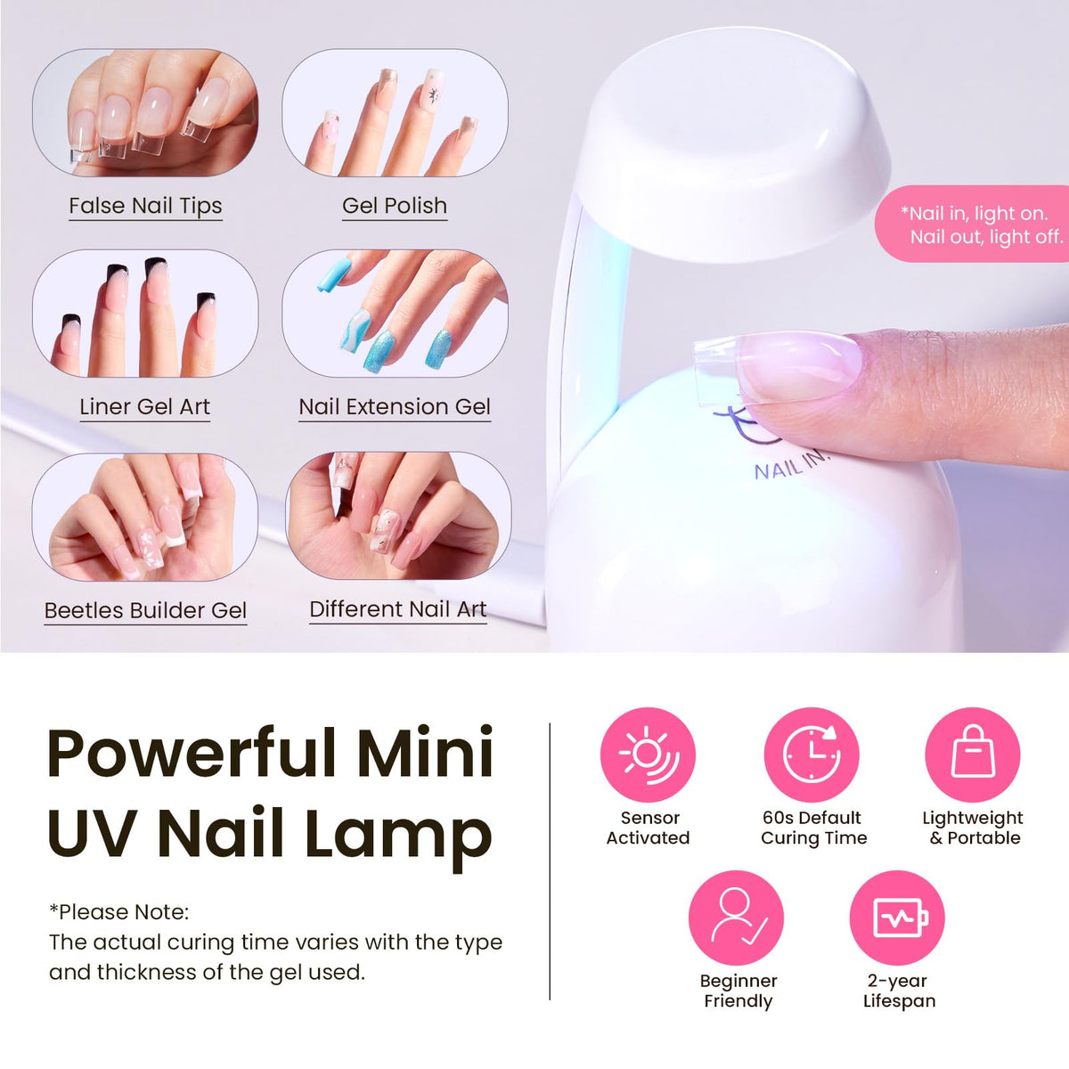 Tipex Short Square Nail Tips Kit |210pcs