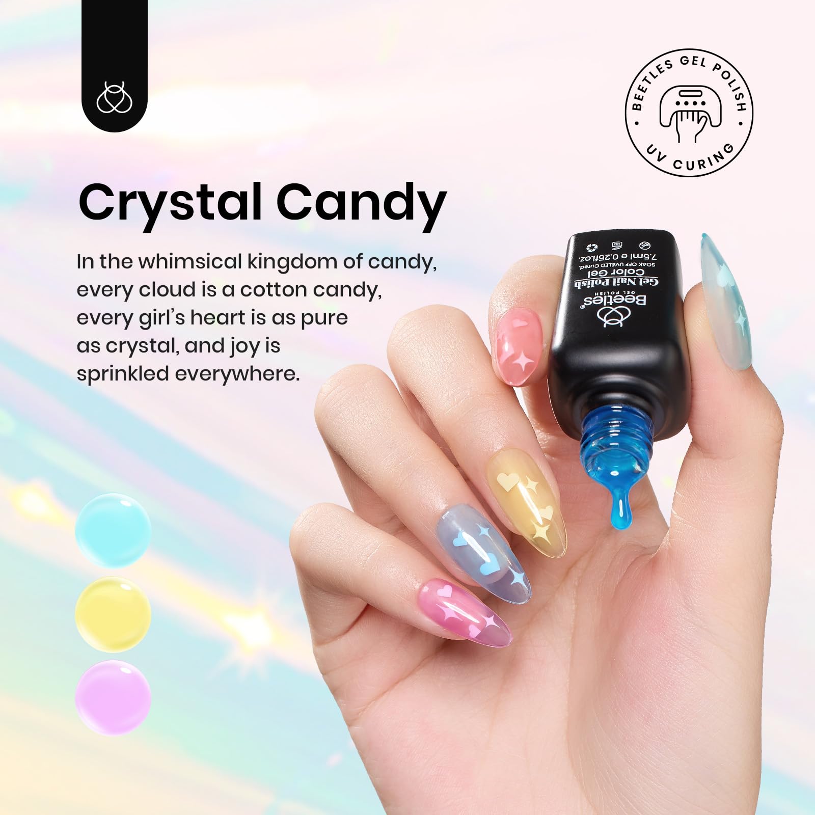 Crystal Candy | 6 Colors Gel Polish Set
