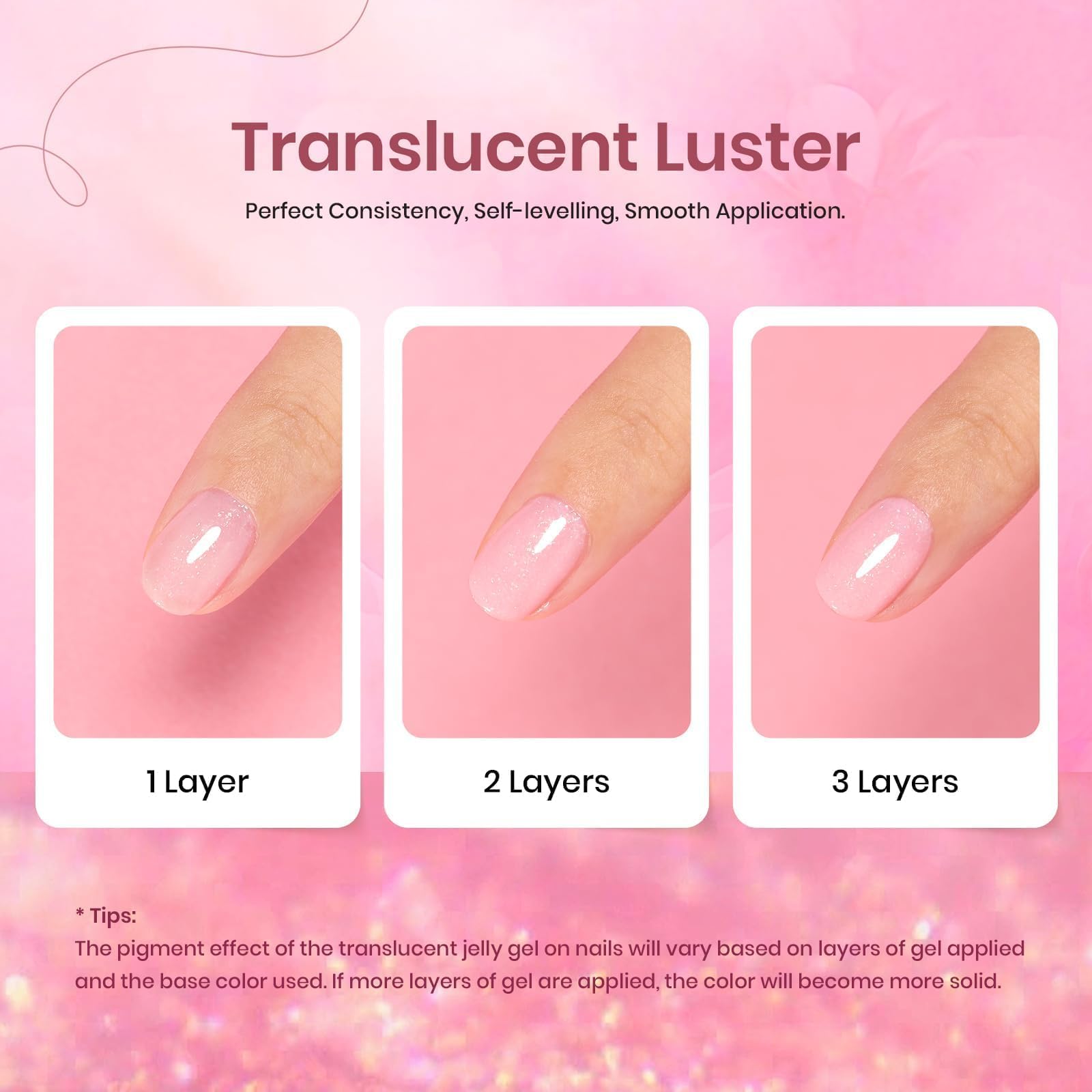 Romantic Shimmer | 6 Colors Gel Polish Set