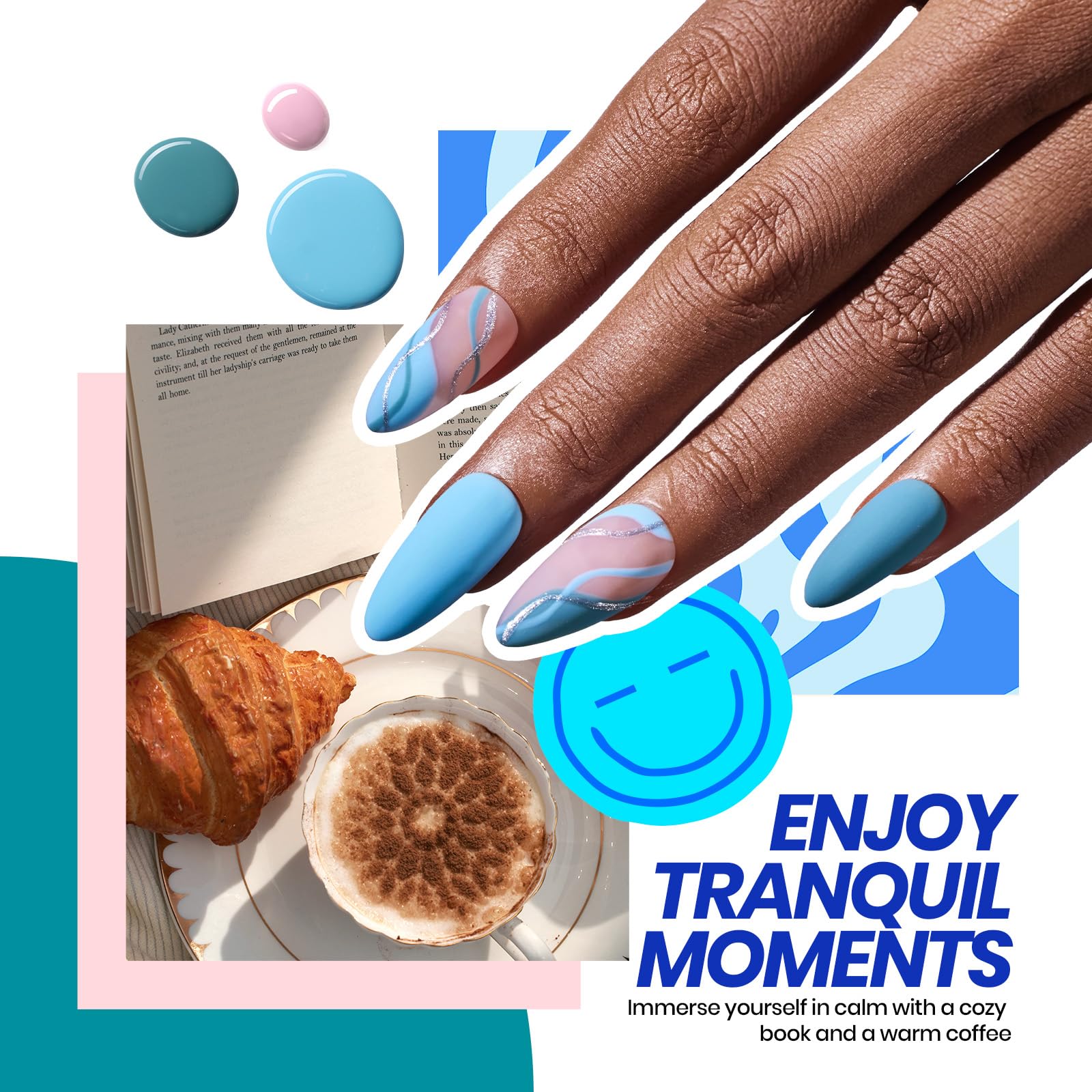 Emotional Spectrum Manicure Kit: 35 Gel Colors, Tools, Accessories, and Care Essentials