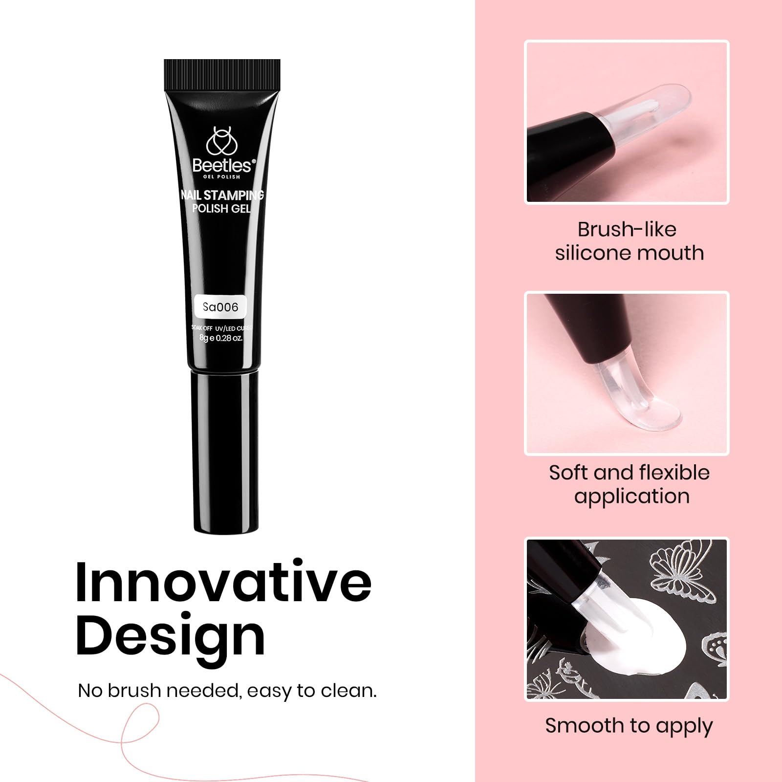 French Tip Tool Stamp Gel Silicone  Kit